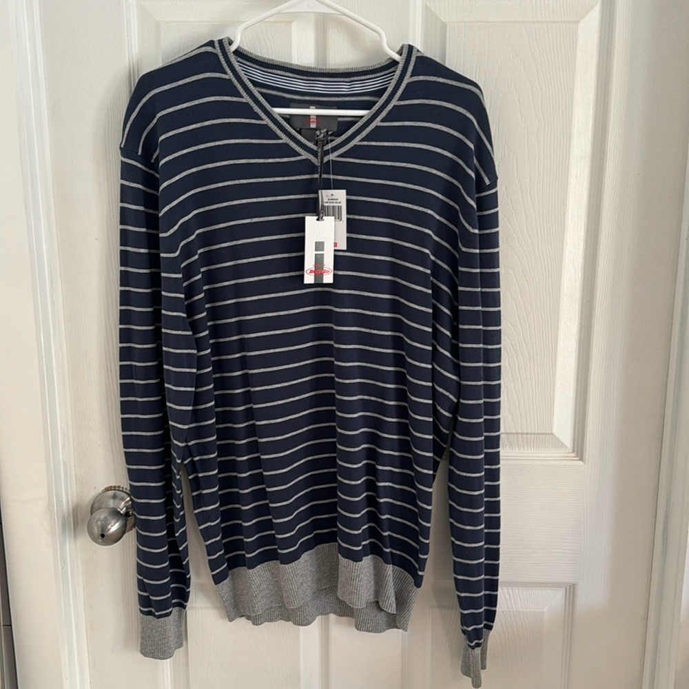 Jeans by Buffalo Men’s Striped Sweater - XL